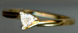 close up picture of engagement ring