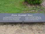 Peyton Randolph House info plaque
